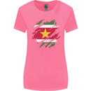 Torn Suriname Flag Suriname Day Football Womens Wider Cut T-Shirt Azalea