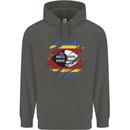Torn Swaziland Flag Swazi Day Football Childrens Kids Hoodie Storm Grey