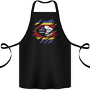 Torn Swaziland Flag Swazi Day Football Cotton Apron 100% Organic Black