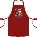 Torn Swaziland Flag Swazi Day Football Cotton Apron 100% Organic Maroon