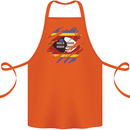 Torn Swaziland Flag Swazi Day Football Cotton Apron 100% Organic Orange