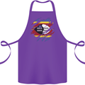 Torn Swaziland Flag Swazi Day Football Cotton Apron 100% Organic Purple