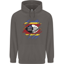 Torn Swaziland Flag Swazi Day Football Mens 80% Cotton Hoodie Charcoal
