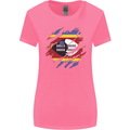 Torn Swaziland Flag Swazi Day Football Womens Wider Cut T-Shirt Azalea