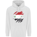 Torn Syria Flag Syrian Day Football Childrens Kids Hoodie White
