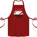 Torn Syria Flag Syrian Day Football Cotton Apron 100% Organic Maroon