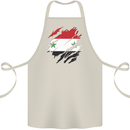 Torn Syria Flag Syrian Day Football Cotton Apron 100% Organic Natural