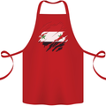 Torn Syria Flag Syrian Day Football Cotton Apron 100% Organic Red