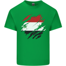 Torn Syria Flag Syrian Day Football Kids T-Shirt Childrens Irish Green