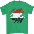 Torn Syria Flag Syrian Day Football Mens T-Shirt 100% Cotton Irish Green