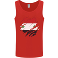 Torn Syria Flag Syrian Day Football Mens Vest Tank Top Red