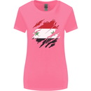 Torn Syria Flag Syrian Day Football Womens Wider Cut T-Shirt Azalea