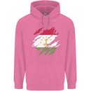Torn Tajikistan Flag Tajik Day Football Childrens Kids Hoodie Azalea