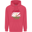 Torn Tajikistan Flag Tajik Day Football Childrens Kids Hoodie Heliconia