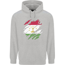 Torn Tajikistan Flag Tajik Day Football Childrens Kids Hoodie Sports Grey