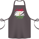 Torn Tajikistan Flag Tajik Day Football Cotton Apron 100% Organic Dark Grey