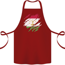 Torn Tajikistan Flag Tajik Day Football Cotton Apron 100% Organic Maroon