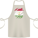 Torn Tajikistan Flag Tajik Day Football Cotton Apron 100% Organic Natural