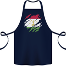 Torn Tajikistan Flag Tajik Day Football Cotton Apron 100% Organic Navy Blue