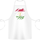 Torn Tajikistan Flag Tajik Day Football Cotton Apron 100% Organic White