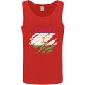 Torn Tajikistan Flag Tajik Day Football Mens Vest Tank Top Red