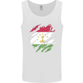 Torn Tajikistan Flag Tajik Day Football Mens Vest Tank Top White