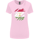 Torn Tajikistan Flag Tajik Day Football Womens Wider Cut T-Shirt Light Pink