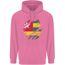 Torn Togo Flag Togolese Day Football Childrens Kids Hoodie Azalea