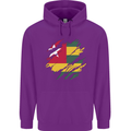 Torn Togo Flag Togolese Day Football Childrens Kids Hoodie Purple