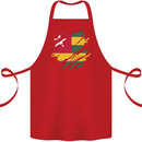 Torn Togo Flag Togolese Day Football Cotton Apron 100% Organic Red