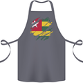 Torn Togo Flag Togolese Day Football Cotton Apron 100% Organic Steel