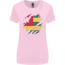 Torn Togo Flag Togolese Day Football Womens Wider Cut T-Shirt Light Pink