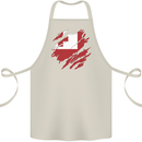 Torn Tongo Flag Tongan Day Football Cotton Apron 100% Organic Natural