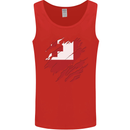 Torn Tongo Flag Tongan Day Football Mens Vest Tank Top Red