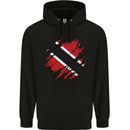 Torn Trinidad and Tobago Day Football Childrens Kids Hoodie Black
