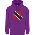 Torn Trinidad and Tobago Day Football Childrens Kids Hoodie Purple