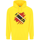 Torn Trinidad and Tobago Day Football Childrens Kids Hoodie Yellow