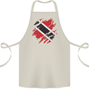 Torn Trinidad and Tobago Day Football Cotton Apron 100% Organic Natural