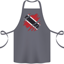 Torn Trinidad and Tobago Day Football Cotton Apron 100% Organic Steel