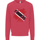 Torn Trinidad and Tobago Day Football Kids Sweatshirt Jumper Heliconia