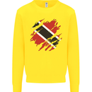 Torn Trinidad and Tobago Day Football Kids Sweatshirt Jumper Yellow
