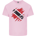 Torn Trinidad and Tobago Day Football Mens Cotton T-Shirt Tee Top Light Pink