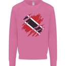 Torn Trinidad and Tobago Day Football Mens Sweatshirt Jumper Azalea