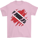 Torn Trinidad and Tobago Day Football Mens T-Shirt 100% Cotton Light Pink