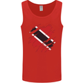 Torn Trinidad and Tobago Day Football Mens Vest Tank Top Red