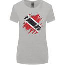 Torn Trinidad and Tobago Day Football Womens Wider Cut T-Shirt Sports Grey