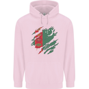 Torn Turkmenistan Flag The Turkmen Day Football Childrens Kids Hoodie Light Pink