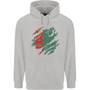Torn Turkmenistan Flag The Turkmen Day Football Childrens Kids Hoodie Sports Grey