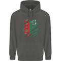 Torn Turkmenistan Flag The Turkmen Day Football Childrens Kids Hoodie Storm Grey