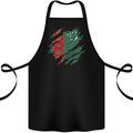 Torn Turkmenistan Flag The Turkmen Day Football Cotton Apron 100% Organic Black